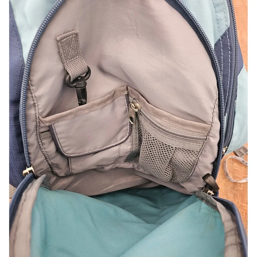 High Sierra Backpack Blue Adult Pockets Travel School Bag